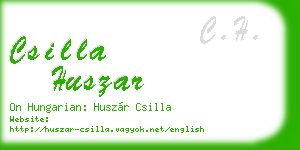 csilla huszar business card